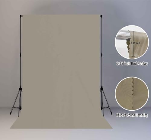 Grey Photography Backdrop for Photoshoot, Fabric 6x9ft - Image 2