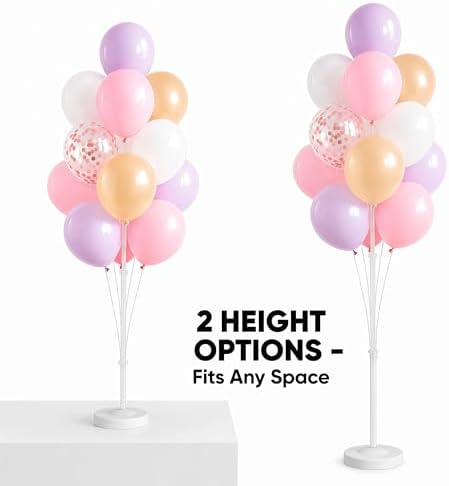 10" Pastel Party Balloon Column Kit Set of 2 For Themed Party - Image 3