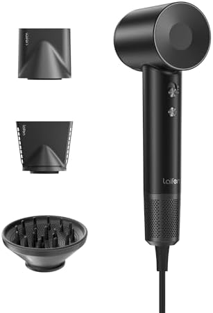 Laifen Swift Professional High-Speed Hair Dryer, 200M Negative Ions, Black by Laifen