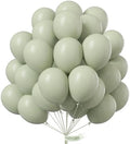 PartyWoo Sage Green Balloons 50pcs Boho Dusty Olive Green Color 12 Inch by PartyWoo