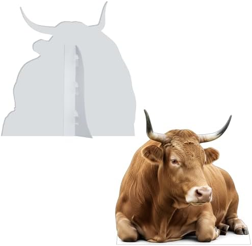 Nativity Brown Cow 3FT Life Size Cardboard Cutout, 1 PC, Xmas - Image 4