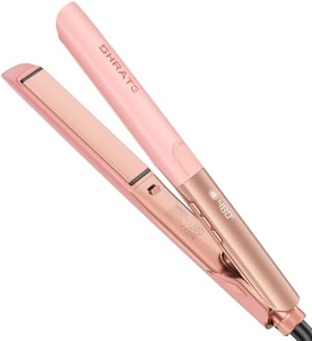 SHRATE Flat Iron Hair Straightener | 2 in 1 Flat Iron and Curler | 1.2 Inch by SHRATE