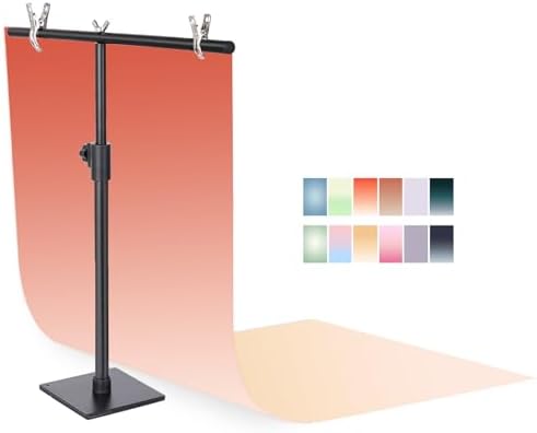 Yoocheese Photography Backdrop Product Photo Background: Small Size Paper Backdrops kit for Tabletop Food Jewelry Mini Items Pictures Photoshoot.(Gradient Color 6pcs/12pattern 22x34inch) by Yoocheese