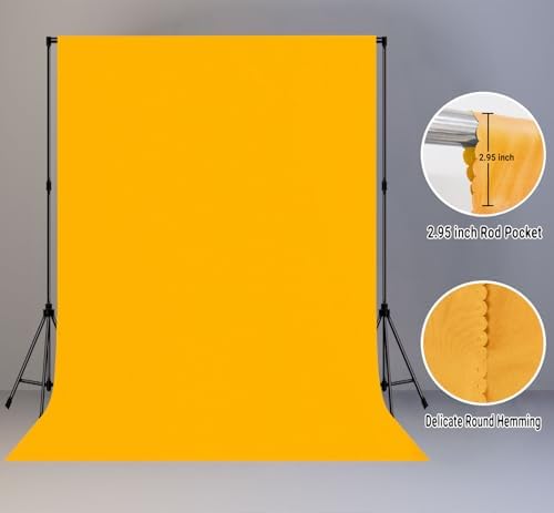 Yellow Photography Backdrop for Photoshoot, Fabric 10x10ft - Image 2