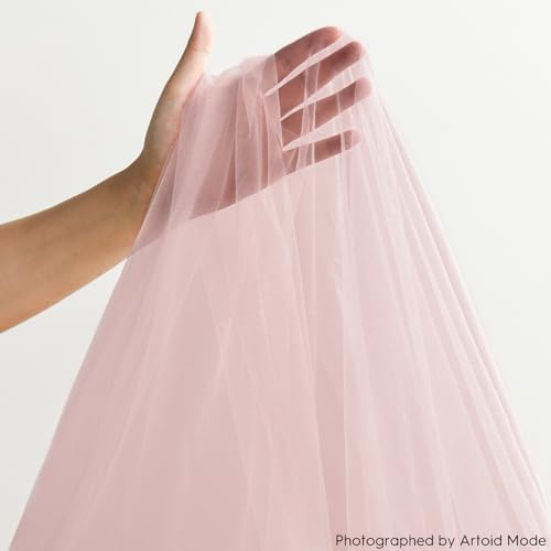 Artoid Mode Dusty Rose Gauze Table Runner 120 Inch 10FT, Seasonal Sheer Kitchen Dining Holiday Wedding Birthday Baby Shower Table Decor for Home Party - Image 4