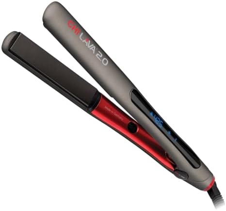 CHI Lava 2.0 Hairstyling Iron 1″ Flat Iron Hair Straightener by FaroukSystemsInc