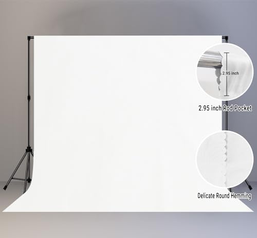White Photography Backdrop for Photoshoot, Fabric 10x10ft - Image 6