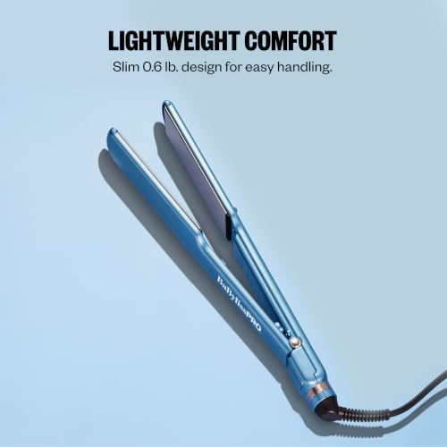 BabylissPRO Nano Titanium Ultra-Thin Hair Straightener, Professional Flat Iron, 5-Inch Extended Plates for Faster Straightening, for All Hair Types - Image 6