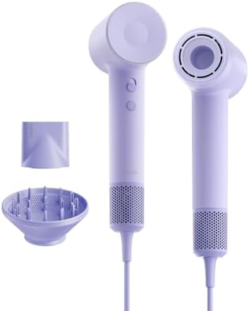 Laifen SE 2 Diffuser Hair Dryer for Women, 21.5m/s Air Speed, Purple by Laifen