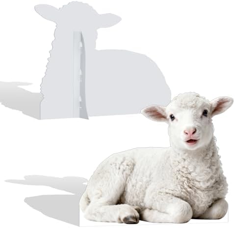 Nativity Lamb 3FT Life Size Cardboard Cutout Photo Prop, 1 PC - Image 4