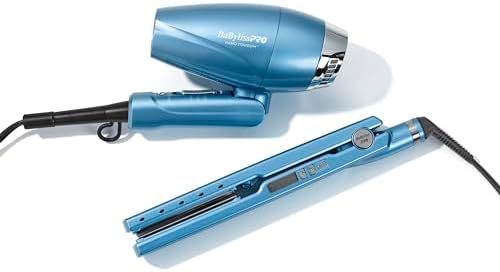 BaBylissPRO 1 1/4" Digital Ionic Flat Iron, Hair Straightener, Shorter Plates by Unknown