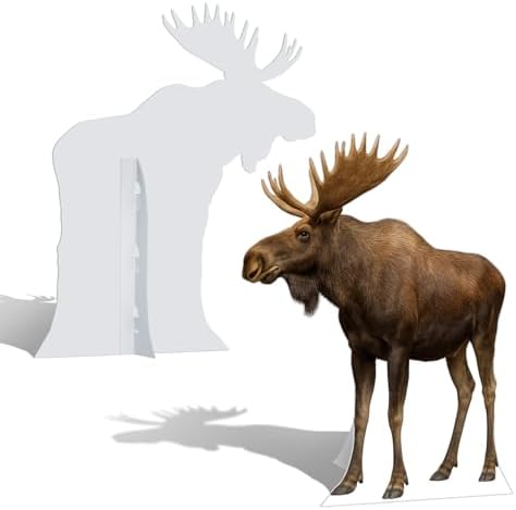 Moose 2FT Life Size Cardboard Cutout, 1 PC - Image 3