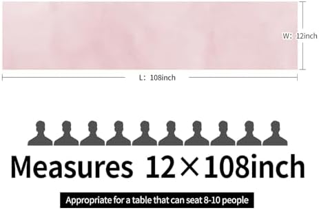 10-Pack Satin Table Runner Rose Gold 12 x 108 inches Long, Table Runners for Wedding, Birthday Parties, Banquets Decorations（10 Pack, 12x108 Inch, Rose Gold） - Image 5