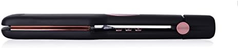 Sleek’e Hair Infrared 2" Wide Flat Iron Professional Ceramic Tourmaline-Infused Titanium Straightener (2inch, Black and Rose Gold) - Image 4