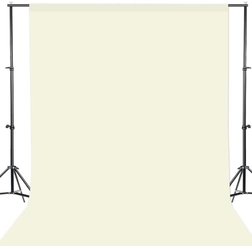 GFCC 10FTx10FT Ivory Backdrop Background for Photography Photoshoot by GFCC