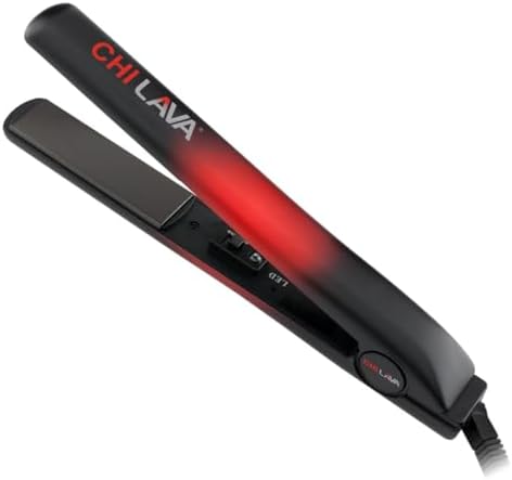 CHI Lava Ceramic 1″ Flat Iron Hair Straightener by FaroukSystemsInc