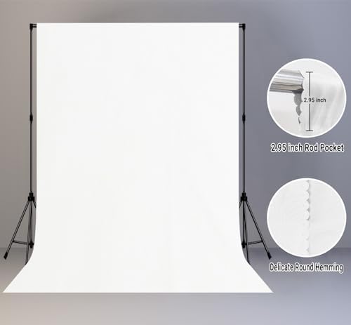 White Photography Backdrop for Photoshoot, Fabric 10x20ft - Image 6