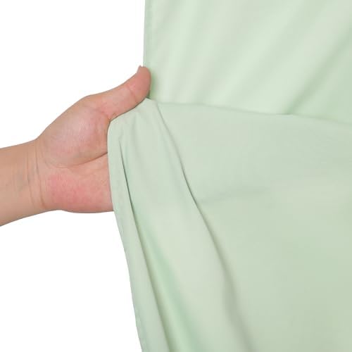 Pea Green Backdrop Curtains 20ftx10ft Garden Polyester Photo Drapes - Image 5
