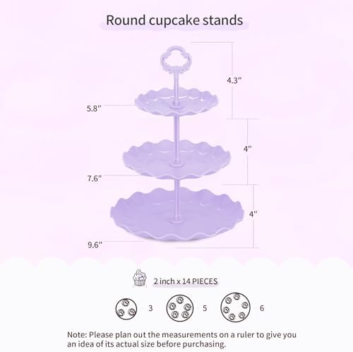 Pack of 11 NWK Cupcake Stand Set with Table Cloth (Colorful) - Image 3
