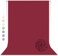 Burgundy Photography Backdrop for Photoshoot, Fabric, 8x10 FT by LYLYCTY