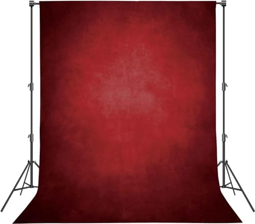 Abstract Photography Backdrop for Photoshoot 6x8ft,Red,No Stand by Haboke