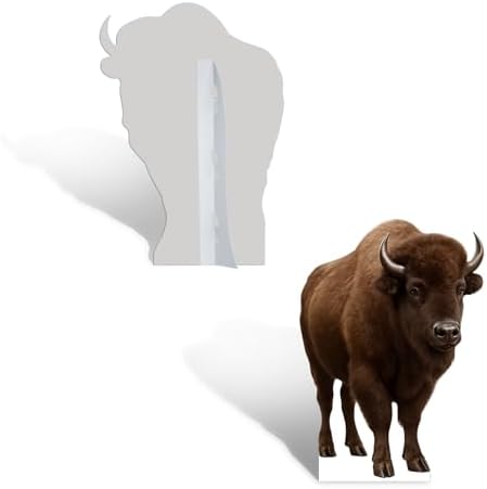 Bison 3FT Life Size Cardboard Cutout, Fun Animal Standup, 1 PC - Image 3