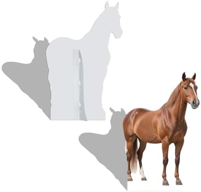 Horse 5FT Life Size Cardboard Cutout, 1PC, for Birthday Party - Image 3