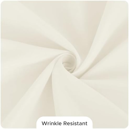 Fitable 8 Pack Ivory Round Tablecloths 70 Inch for 36"-48" Tables - Image 7