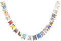 Book Garland – Vintage Book Pages String Decoration – 22 Pieces Perfect for Book Lovers, Kids Room Decor, Themed Parties, Comic Story Party Banner, Home, Library (Single-Sided Printed) by CrafterKing