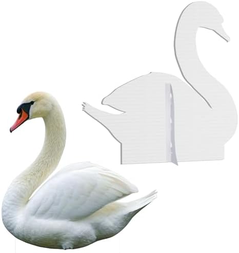 Swan 2FT Life Size Cardboard Cutout, Safari Theme Decoration, 1PC - Image 3