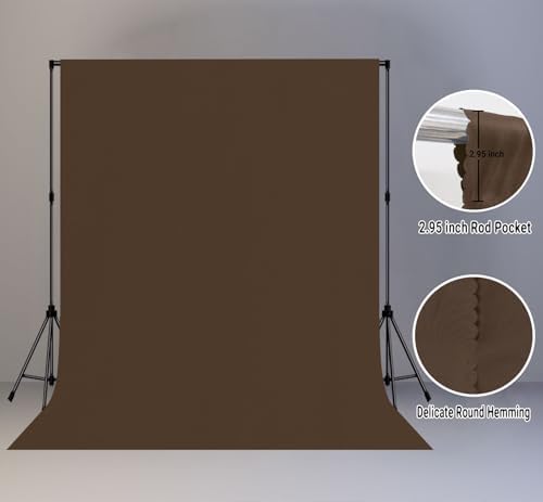 Brown Photography Backdrop for Photoshoot, Fabric 8x10ft - Image 2