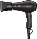 Professional Mini Travel Hair Dryer for RV 1000 Watts Ceramic Ionic Blow Dryer for Kids Plus Concentrator, Black by MHD