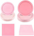 180Pcs Pink Party Supplies Paper Plates and Napkins Serve 60 by Hpscdyo