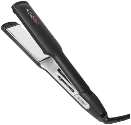 IZUTECH KTX450 Titanium 1.75 in Flat Iron, Auto Shut Off, Dual Voltage by IZUTECH