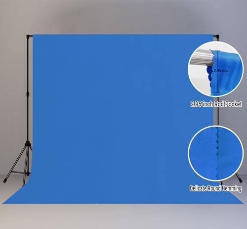 Royal Blue Photography Backdrop for Photoshoot, Fabric 10x10ft - Image 6