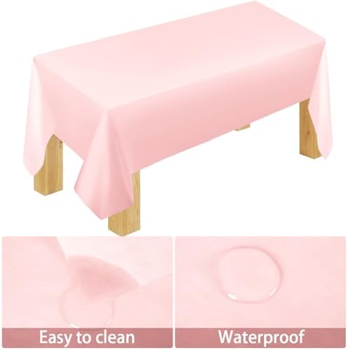 229PCS Pink Party Supplies Set Disposable Paper Plates Cups - Image 3