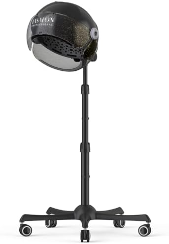 TASALON Ionic Portable Standing Hooded Hair Dryer, Black by TASALON