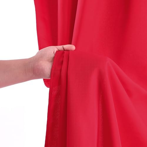 Red Backdrop Curtains 20ftx10ft Christmas Polyester Photo Drapes - Image 6