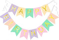 Letjolt Macarone Happy Birthday Banner Party Signs 13 Pcs by Letjolt
