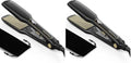 Wavytalk Wet to Straight Hair Straightener, 1.75 Inch Vent Sesh Wide Flat Iron, Straightener for Damp or Dry Hair with Dual Voltage Leave Silky & Smooth, Black (Pack of 2) by wavytalk-HairTalks