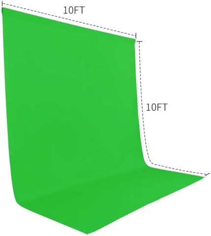 Sugargirl 10X10FT Green Backdrop Background for Photography, Photo Backdrop Green Screen Photo Booth Backdrop for Photoshoot Party Video(1 Panel) - Image 2