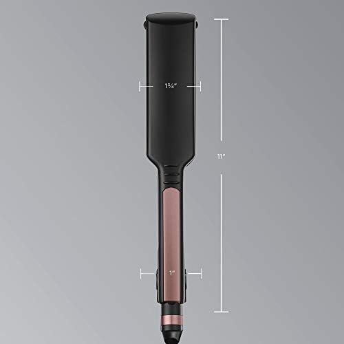 Infiniti PRO CONAIR Rose Gold Ceramic Flat Iron Hair Straightener, 1 3/4-Inch Flat Iron with Extra-Long Plates, Including a Floating Plate, Advanced Heat Technology, Black - Image 6