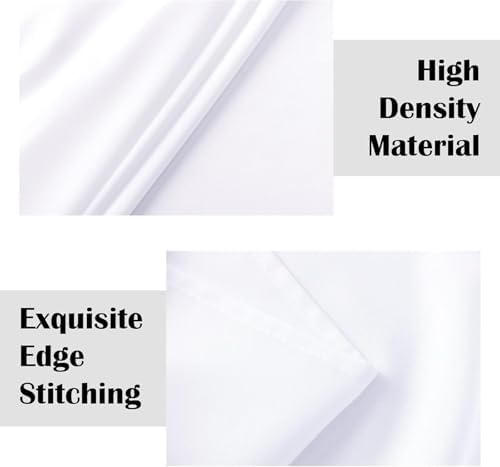 Sugargirl 10X10FT White Backdrop Background for Photography, Photo Backdrop White Screen Photo Booth Backdrop for Photoshoot Party Video(1 Panel) - Image 5