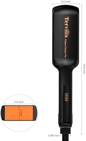 Terviiix Flat Iron Hair Straightener, 2 Inch, Faster Styling - Image 7