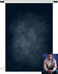Kate 5x7ft Dark Blue Abstract Backdrops Microfiber Dark Blue Portrait Background for Photoshoot for Photography by KateBackdropforPhotography