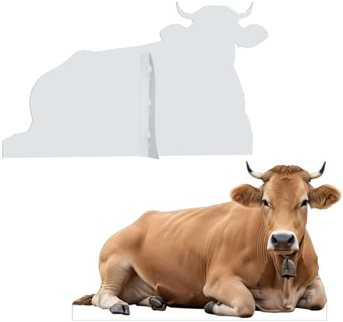 Nativity Brown Cow Life Size Cardboard Cutout 1FT Photo Prop - Image 4