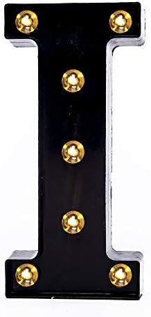 Foaky Black LED Marquee Number Lights Sign Light Up Marquee Number Lights Sign for Night Light Wedding Birthday Party Battery Powered Christmas Lamp Home Bar Decoration by Foaky