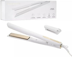 Kristin Ess 3-in-One Professional Titanium Hair Straightener, Curler & Waver for Women - Dual Voltage - 440 Degrees - 1 1/4" - Wet to Dry - Ionic Flat Iron, Curler 2 in 1 - Frizzy, Curly + Thick Hair by KRISTINESSHAIR