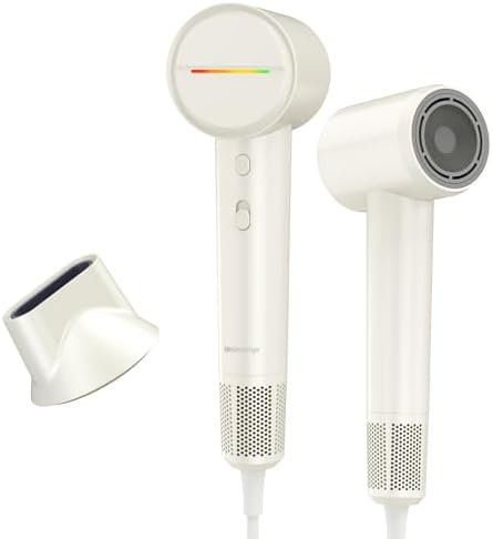 High Speed Hair Dryer, Ultra-Fast Drying, Ionic Blow Dryer with 110,000RPM Brushless Motor, Billion Plasma Ions Best in Frizz Control, Low Noise, Lightweight Design for All Hair Types by UniorangeUS
