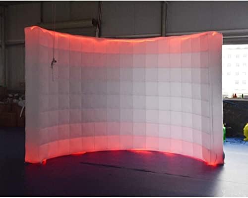 SAYOK Inflatable Photo Booth Wall Selfie Booth Backdrop, Photo Booth Enclosure Portable Inflatable White Photoshoot Background Wall for Party Wedding Events - Image 5